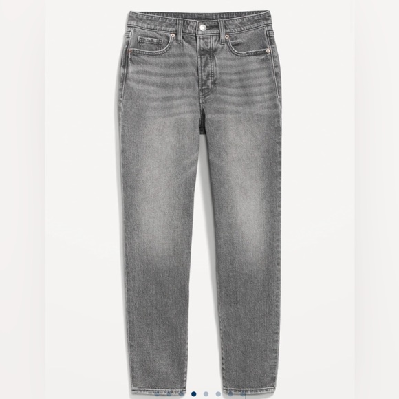 NWT High-Waisted Straight Ankle Jeans - Picture 3 of 3
